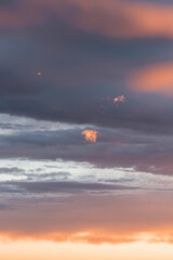 Wolken im Abendrot