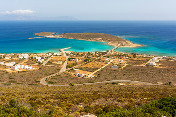 Fototapeta na wymiar Diakofti port at the Greek island of Kythira