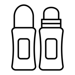 Roll On Vector Outline Icon Isolated On White Background