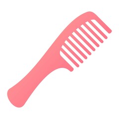Vector Hair Comb Glyph Gradient Icon Design
