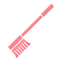 Vector Cleaning Brush Glyph Gradient Icon Design