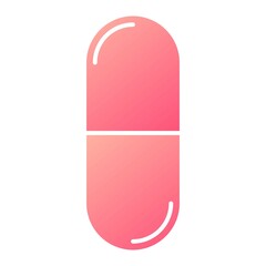 Vector Capsule Glyph Gradient Icon Design