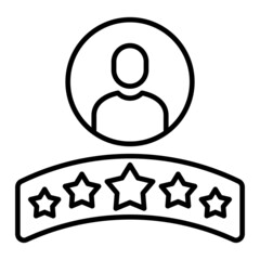 Best Vector Outline Icon Isolated On White Background