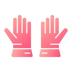 Obraz premium Vector Gloves Glyph Gradient Icon Design