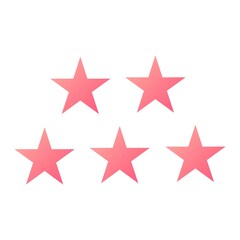 Obraz premium Vector Ratings Glyph Gradient Icon Design