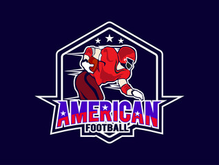 American Football logo vector design