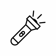 flashlight icon vector