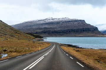 winter road in Iceland