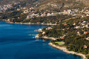 Fototapeta premium View of the Adriatic coast. Dalmatia Region. Croatia