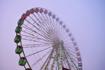 Ferris Wheel in Fog