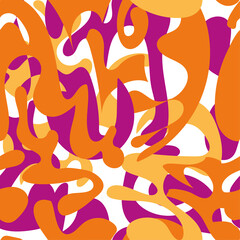 Abstract background. Orange, violet and yellow colors. Bright colorful pattern.
