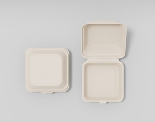 Eco-friendly square food package