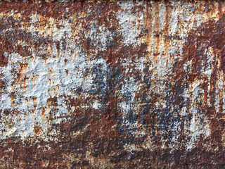 flat sheet of metal damaged by rust