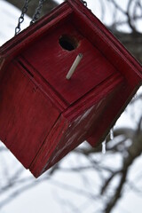 Red Birdhouse