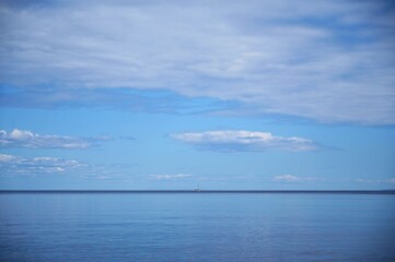 blue sky and sea