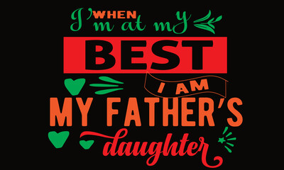 Father-and-daughter-each-other-love-t-shirt-design