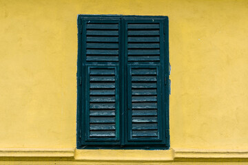 Traditional wooden windows in Romania