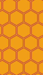 seamless pattern with honeycombs
