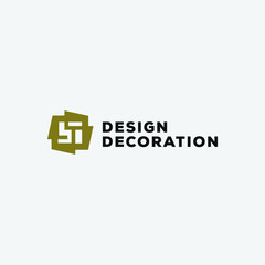 luxury design decoration logo business vector design inspiration. abstract design decoration logo concept vector design template with flat, modern and unique styles