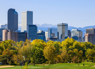 Denver Colorado. Mile High City. Rocky Mountains.