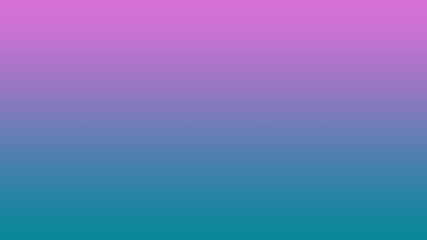 colorful combination of orchid flower and Atlantic blue solid color linear gradient background on the horizontal frame