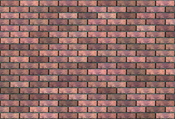 Obraz premium red brick wall texture grunge background with vignetted corners pattern