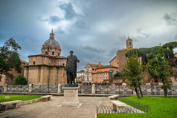 Obraz premium Ciudad europea de Roma en Italia cuna de la civilización 