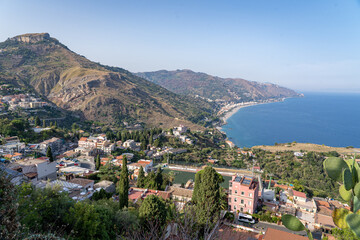 Fototapeta premium Taormina Sicily italia