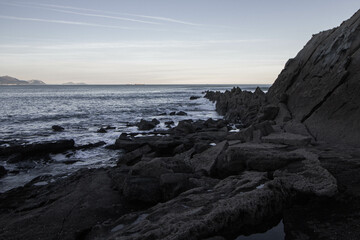 Morning at the beach of Azkorri, Getxo