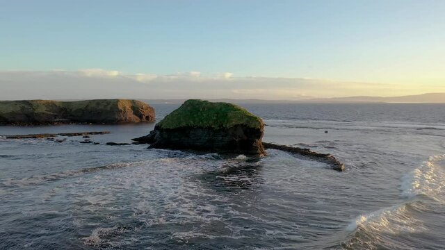 The beautiful eagles nest rock by Mountcharles in County Donegal - Ireland.