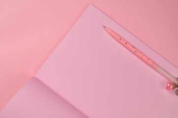 pink envelope with a ribbon