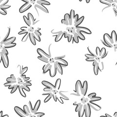 Full Seamless Floral Pattern Vector for girls, boys, clothes. Wallpaper for textile and fabric. Fashion style.