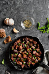Garlic butter steak bites