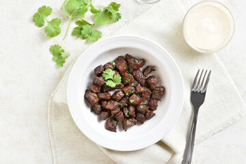 Garlic butter steak bites