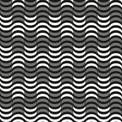 Seamless decorative Art Deco wave pattern texture background