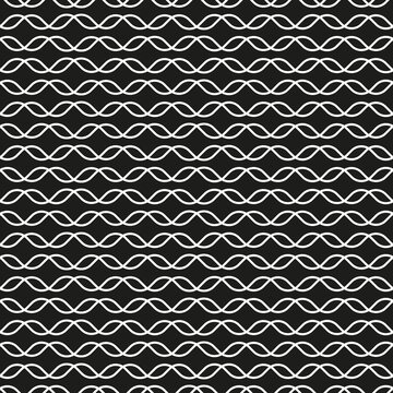 Seamless decorative intersecting curve pattern background