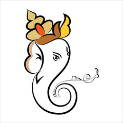 Ganesha Pen Ink Style M_2201001