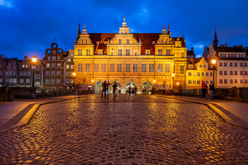 Fototapeta na wymiar Green Gate in Gdansk, Poland