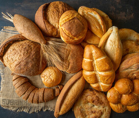 hot bread fresh from the oven
