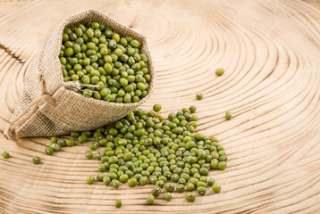 close up green peas background