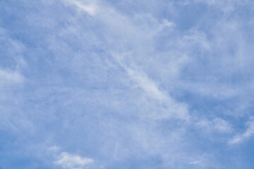 Fototapeta premium Beatiful blue sky with clouds on a sunny day