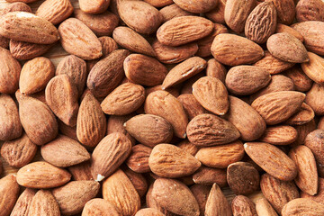  Bunch of delicious almonds texture