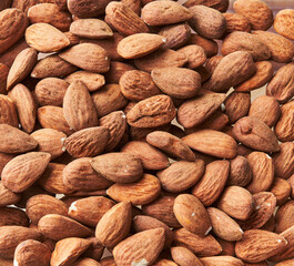  Bunch of delicious almonds texture