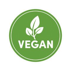 Vegan icon on a white background.