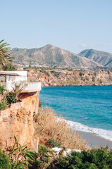 Nerja in the province of Malaga is a famous destination of the sun coast of Spain.