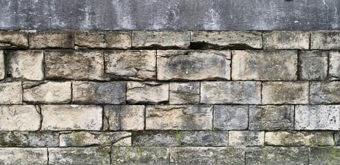  Stone brick wall surface background