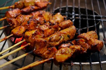 sate or satay is one of the typical Indonesian food. This food is made from chicken, beef or...