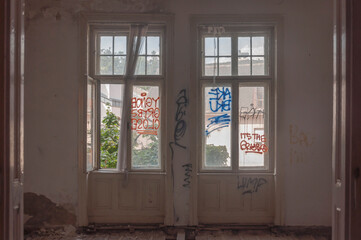 Fototapeta premium Old abandoned villa in Bratislava; Slovakia