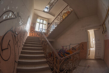 Old abandoned villa in Bratislava; Slovakia