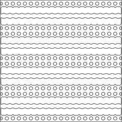 
Vector ethnic pattern with symmetrical elements . Repeating geometric tiles from striped elements.Monochrome texture.Black and 
white pattern for wallpapers and backgrounds.